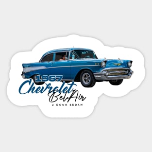 1957 Chevrolet Bel Air 2 Door Sedan Sticker